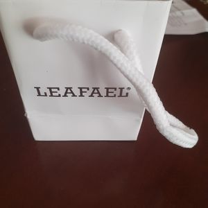 Blue heart and rhinestones bracelet